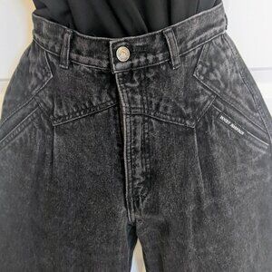 Vintage Rocky Mountain womens Jeans Black wash High Rise 27/5